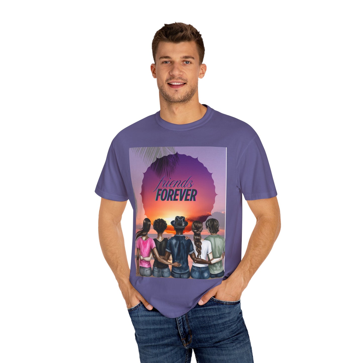 Sunset Friends Forever T-shirt