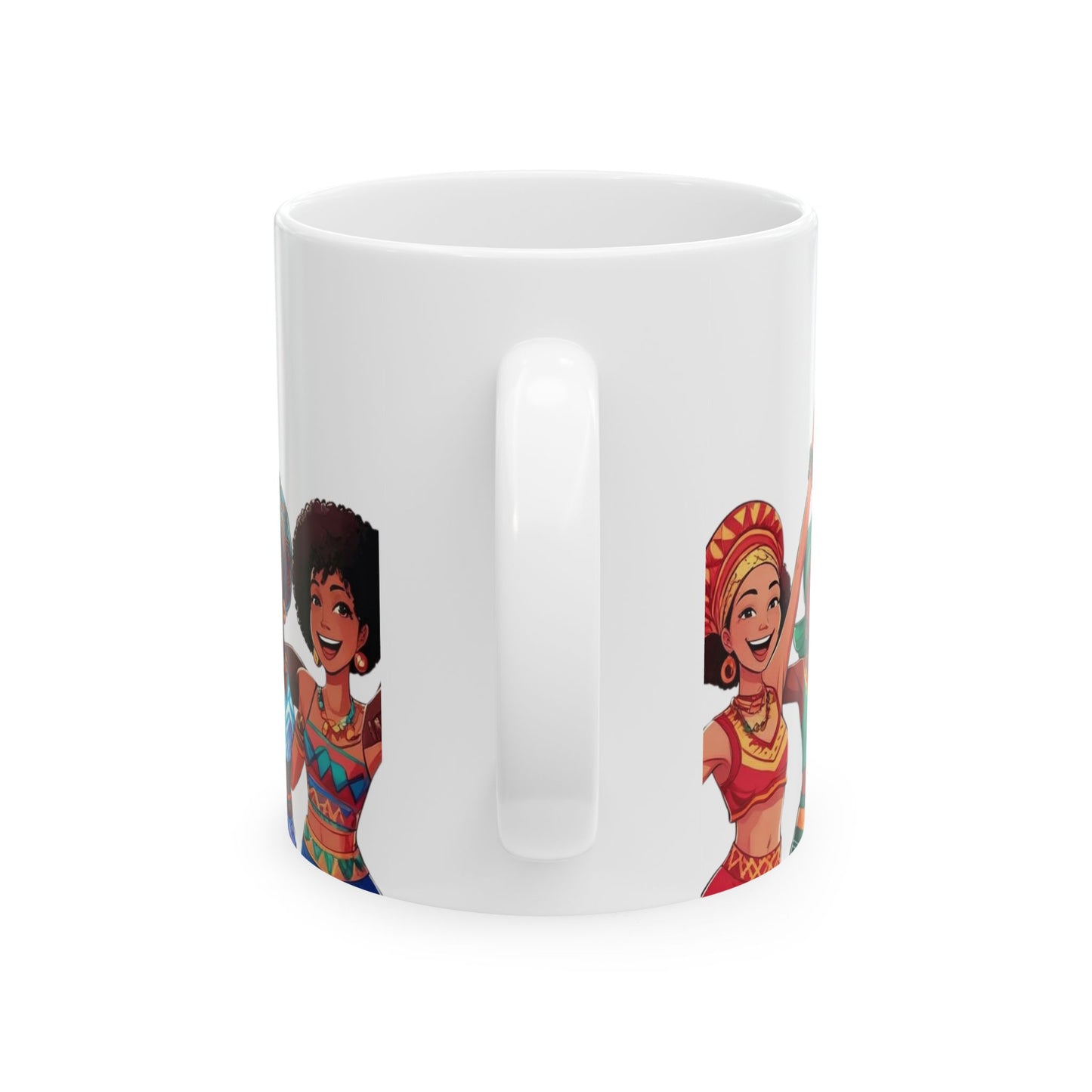 Empowerment Ceramic Mug  women - Celebrate True Power with Vibrant Designs