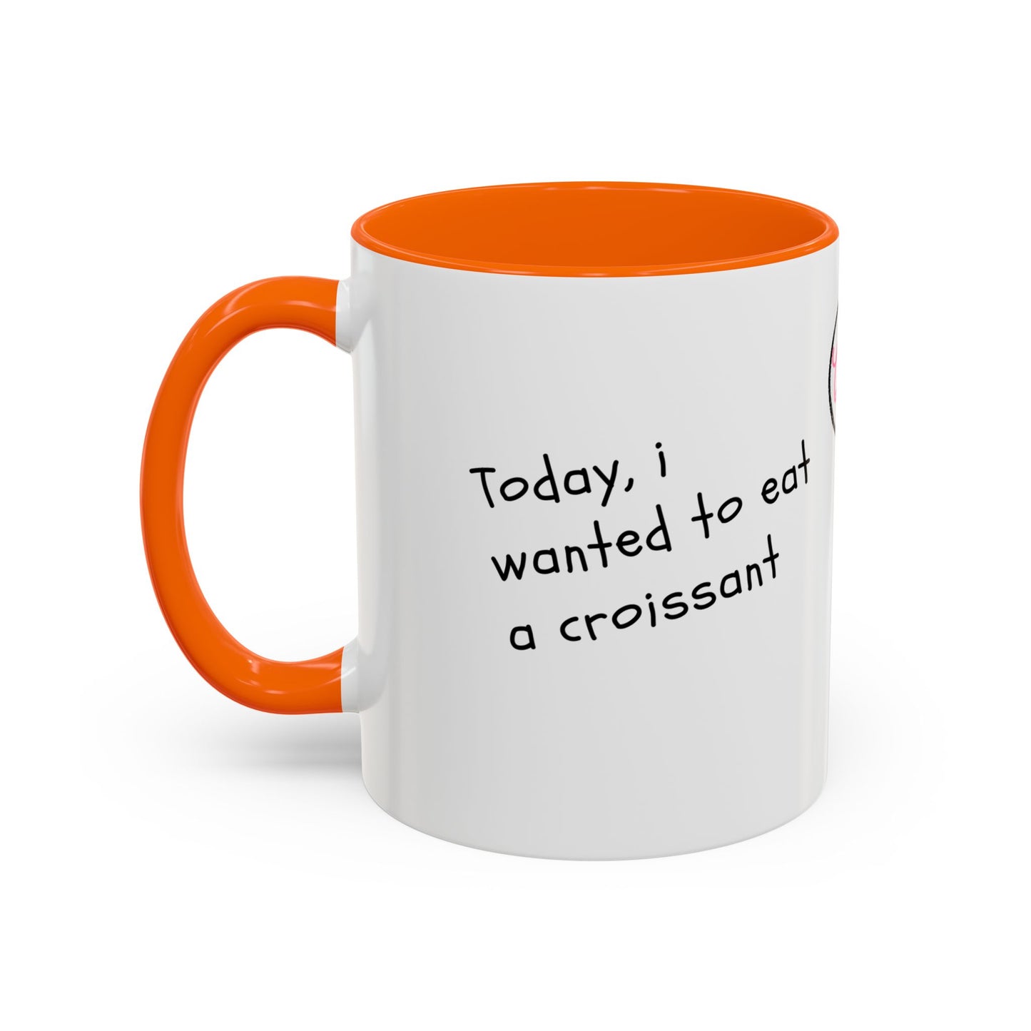 Mug Capybara Croissant Funny Cute Coffee Tea