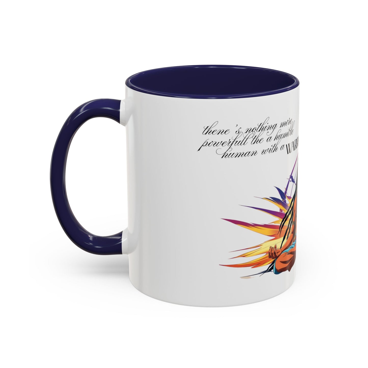 Mug - Quote Warrior Spirit Humble Human