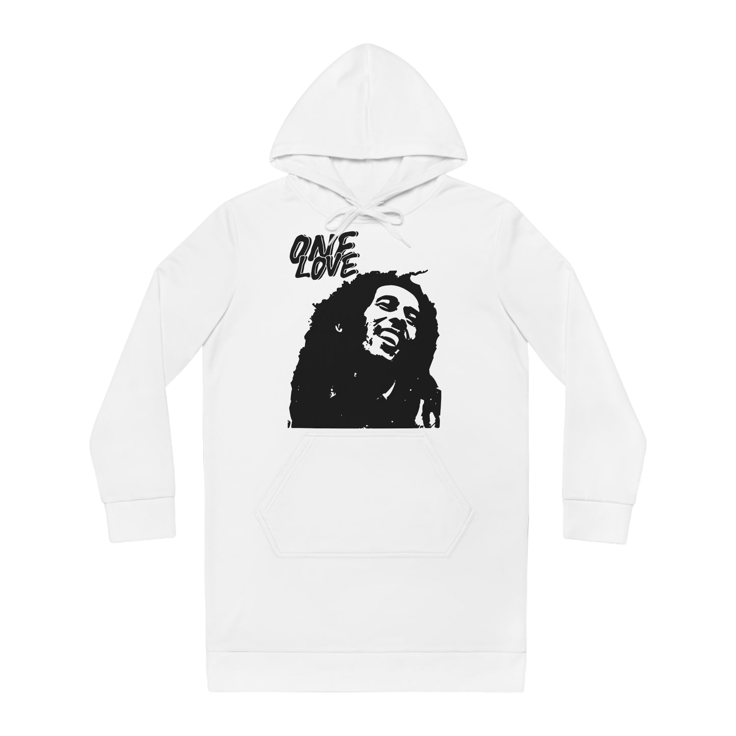 One Love Women's Hoodie Dress - Inspirational and Cozy Fashion