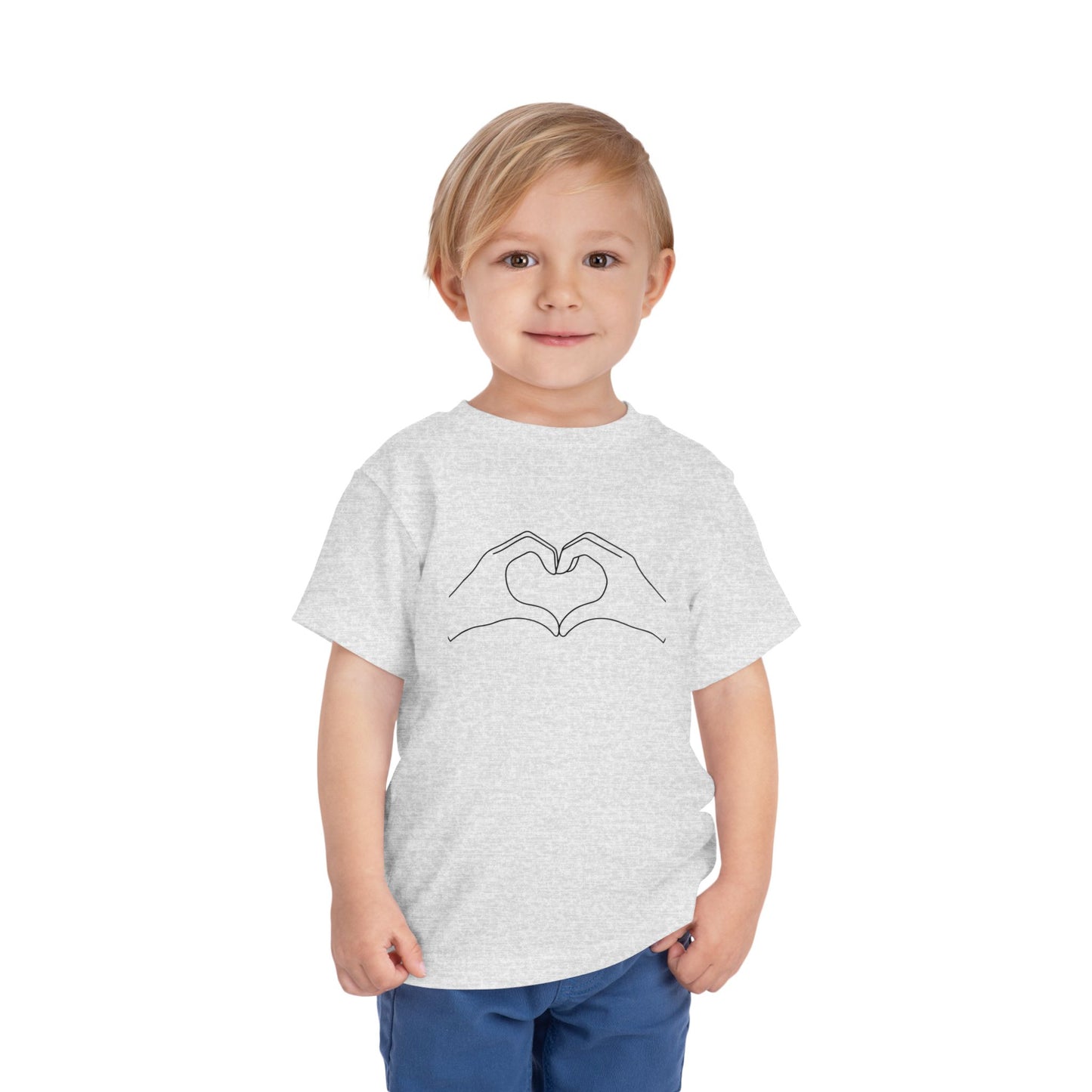 Toddler T-Shirt Cute Heart Love Trend Design