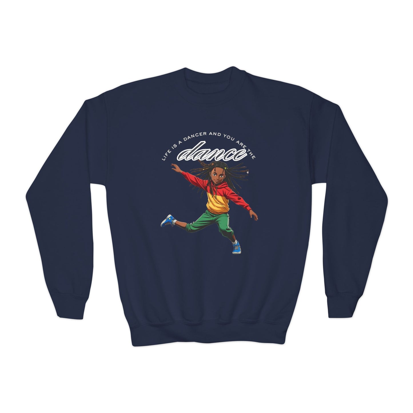 Youth Crewneck Sweatshirt - 'You are the Dance'