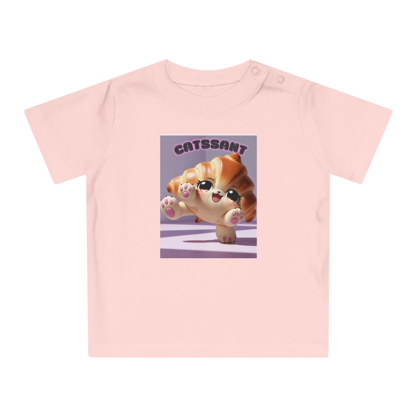 Cat Croissant Baby T-Shirt