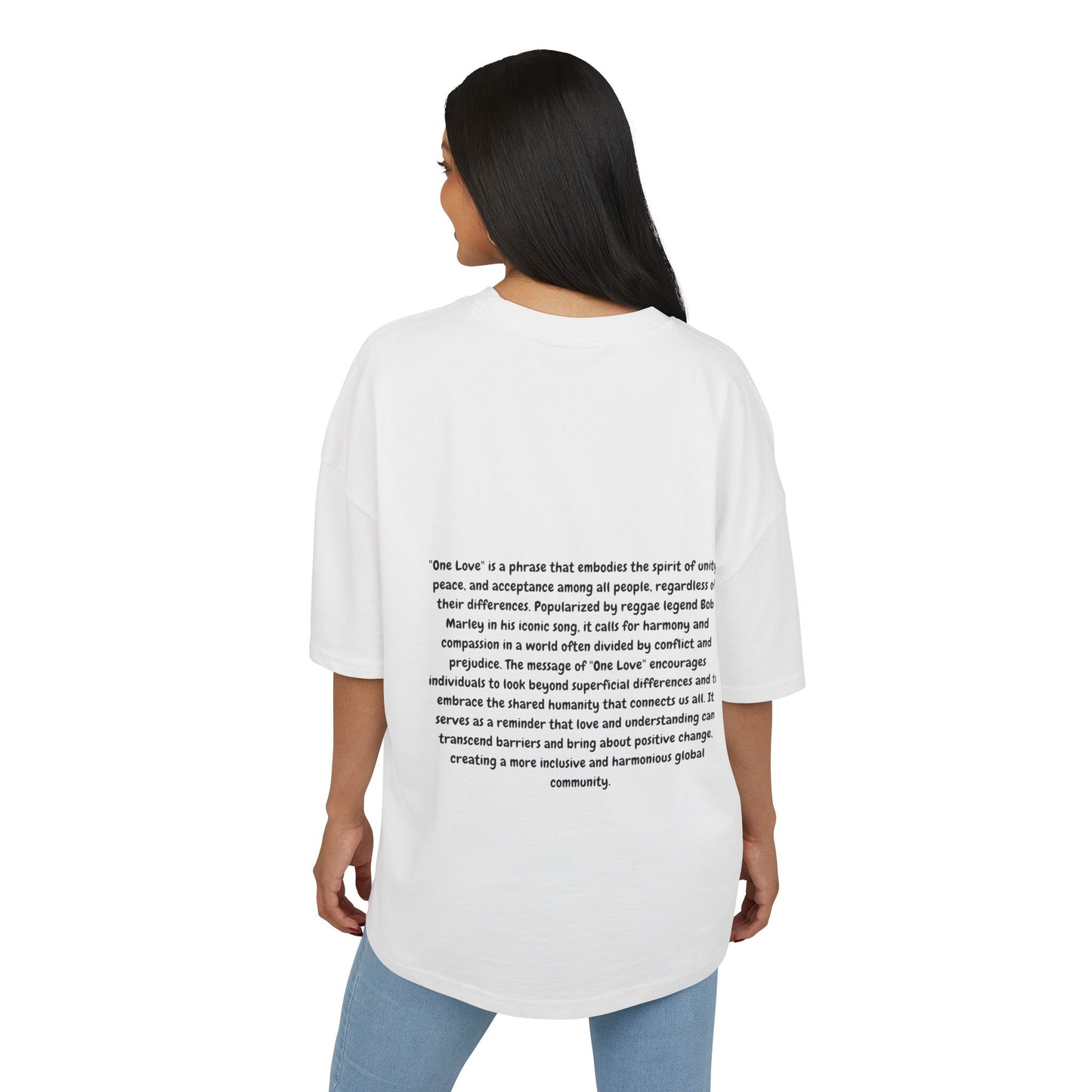 Unisex Box Tee - 'One Love' Empowerment Shirt