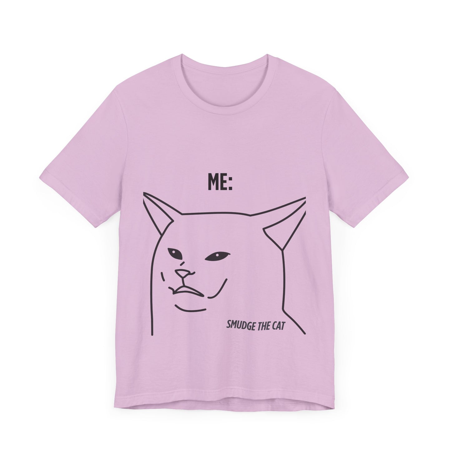Funny Cat Graphic Tee - Smudge the Cat Design for Cat Lovers