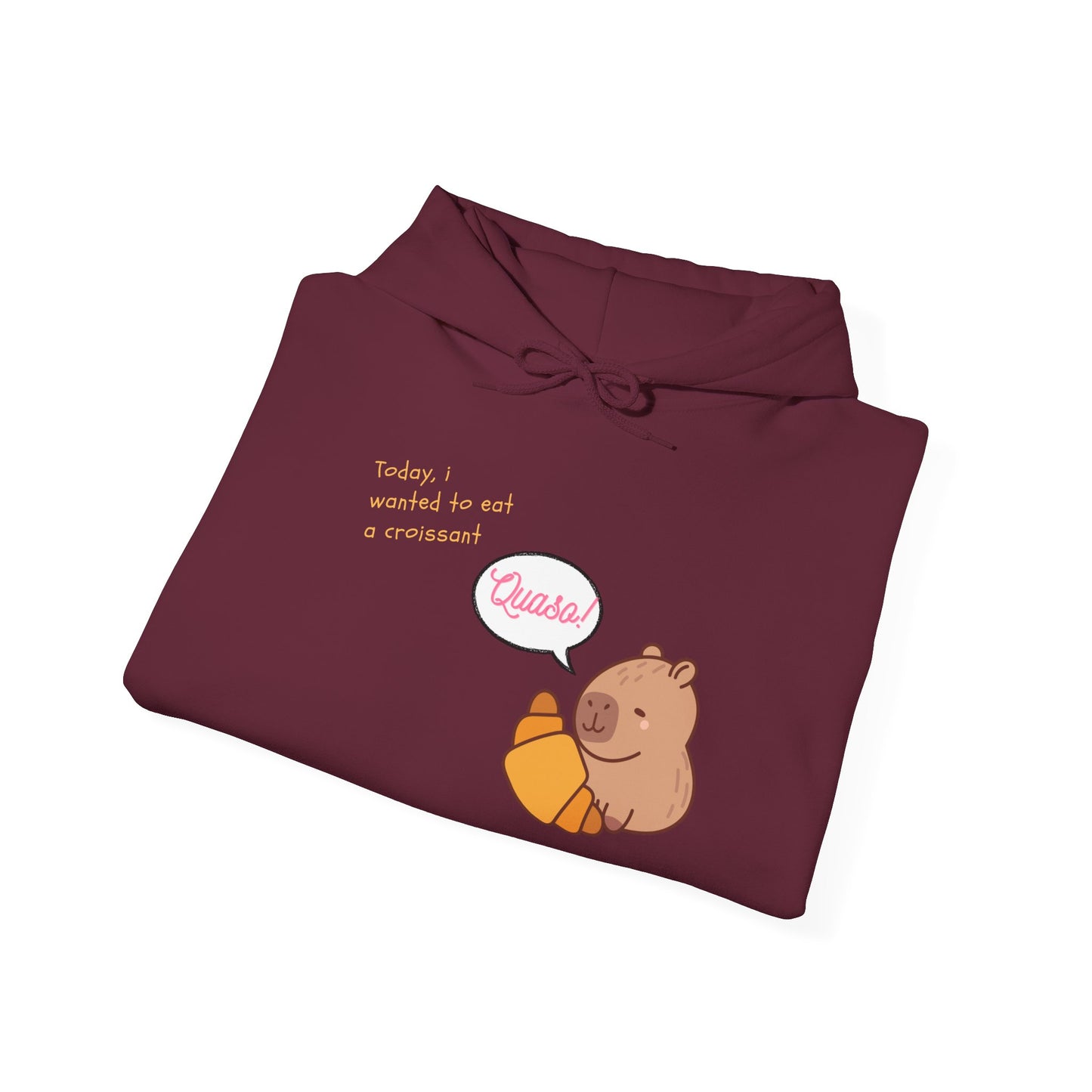 Funny Capybara Hooded Sweatshirt