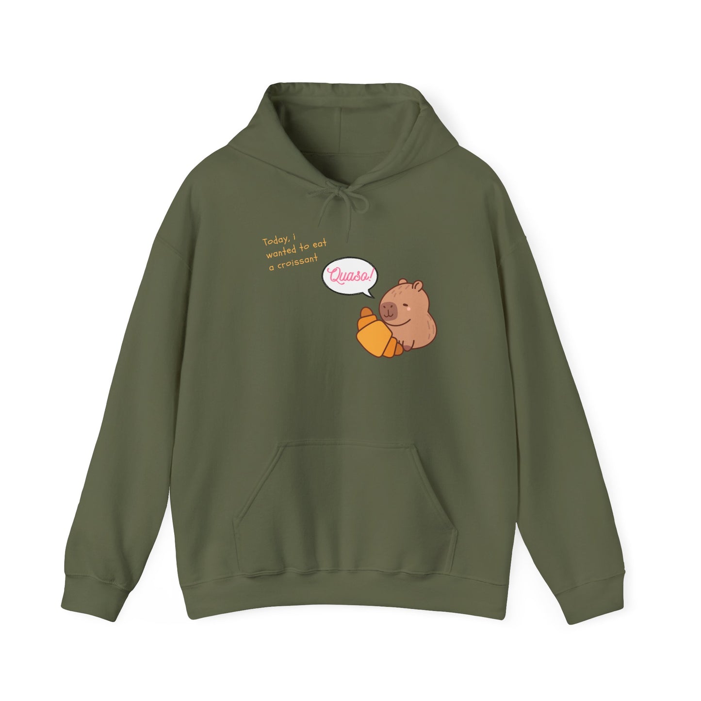 Funny Capybara Hooded Sweatshirt