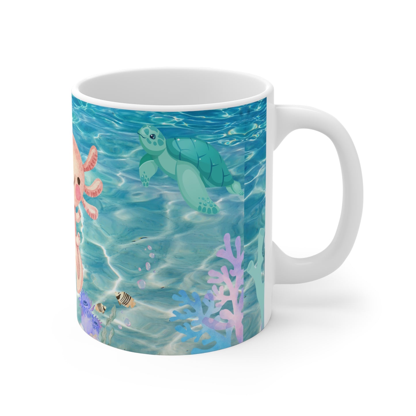 Cute Ocean Themed Mug - 'You're Not Merely a Splash in the Sea'