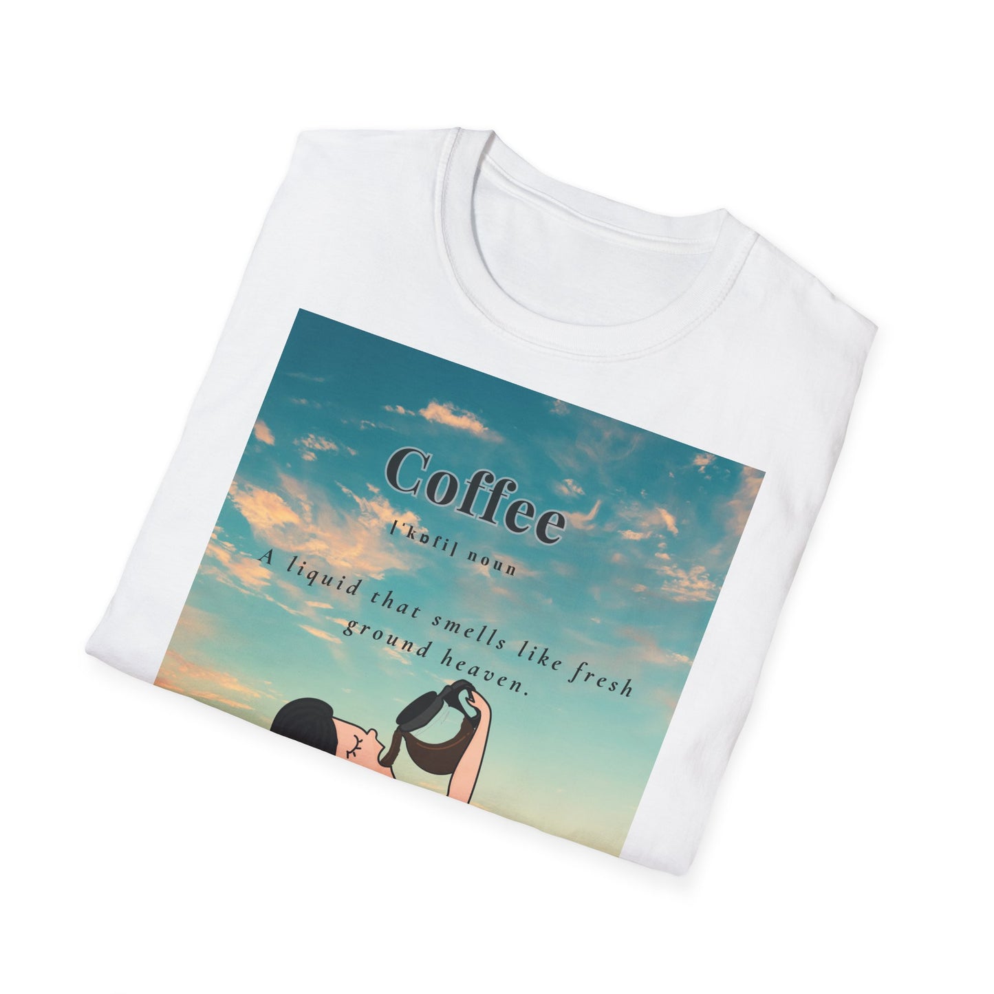 Coffee Heaven Unisex T-Shirt - Caffeine Lovers Gift