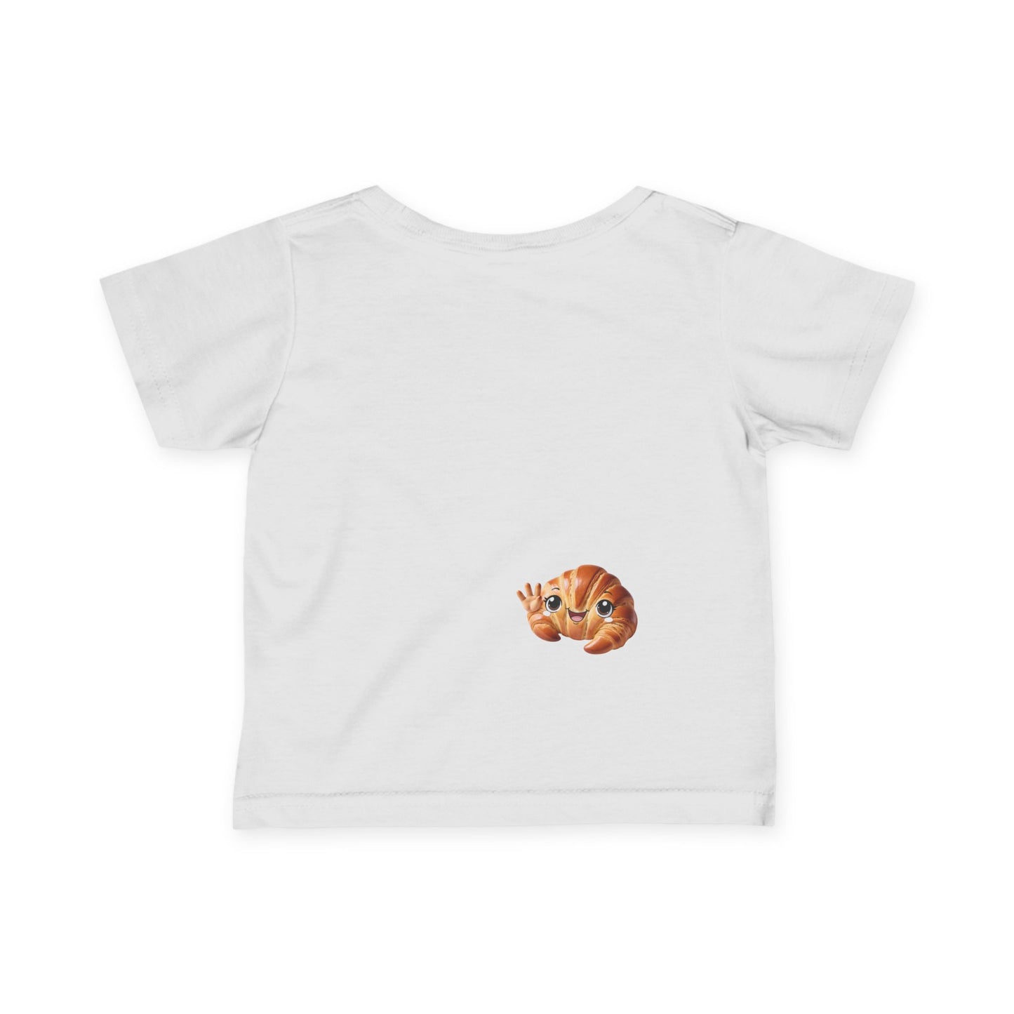 Cute croissant that looks like a Cat-Themed Infant Tee – Perfect for Animal Lovers