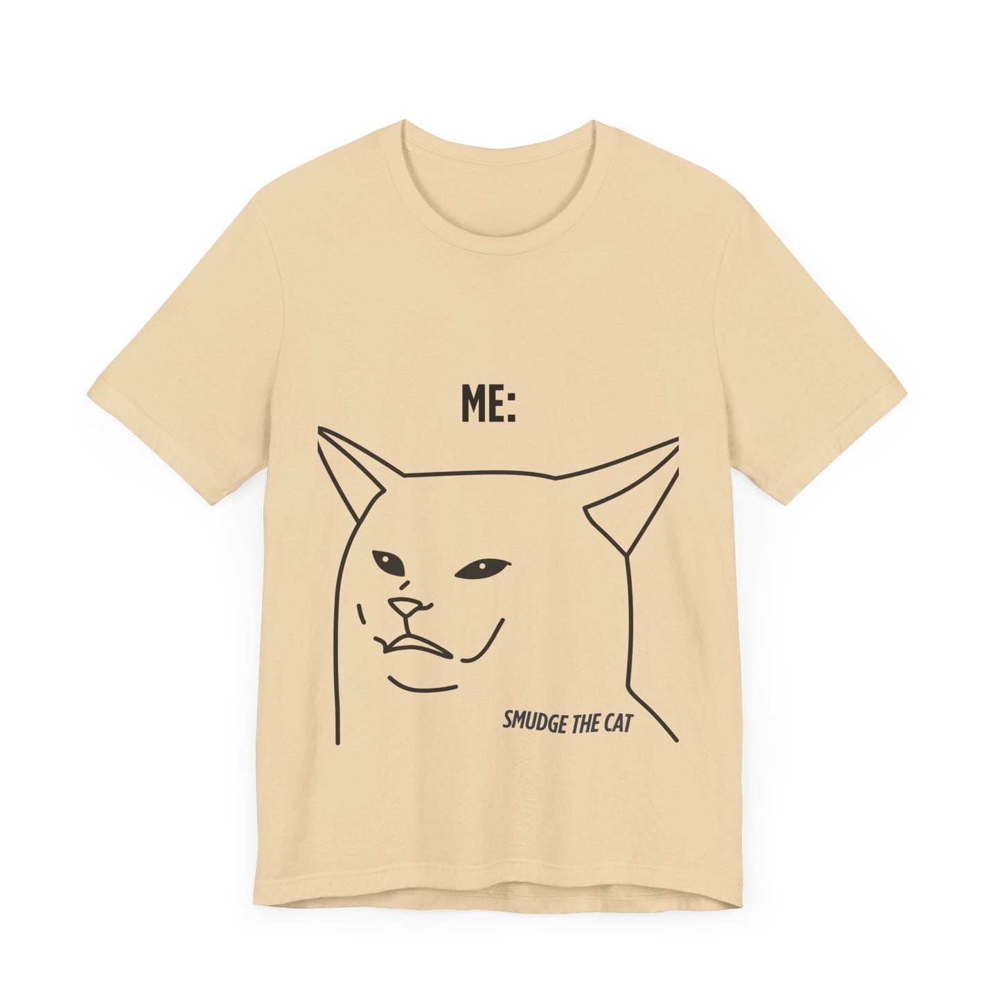 Funny Cat Graphic Tee - Smudge the Cat Design for Cat Lovers