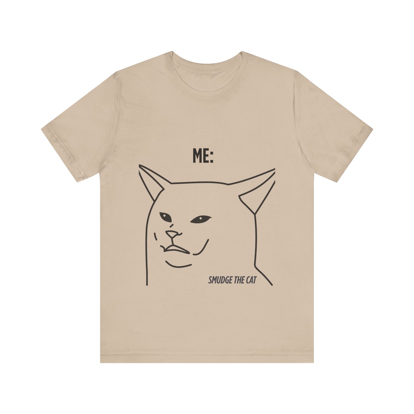 Funny Cat Graphic Tee - Smudge the Cat Design for Cat Lovers