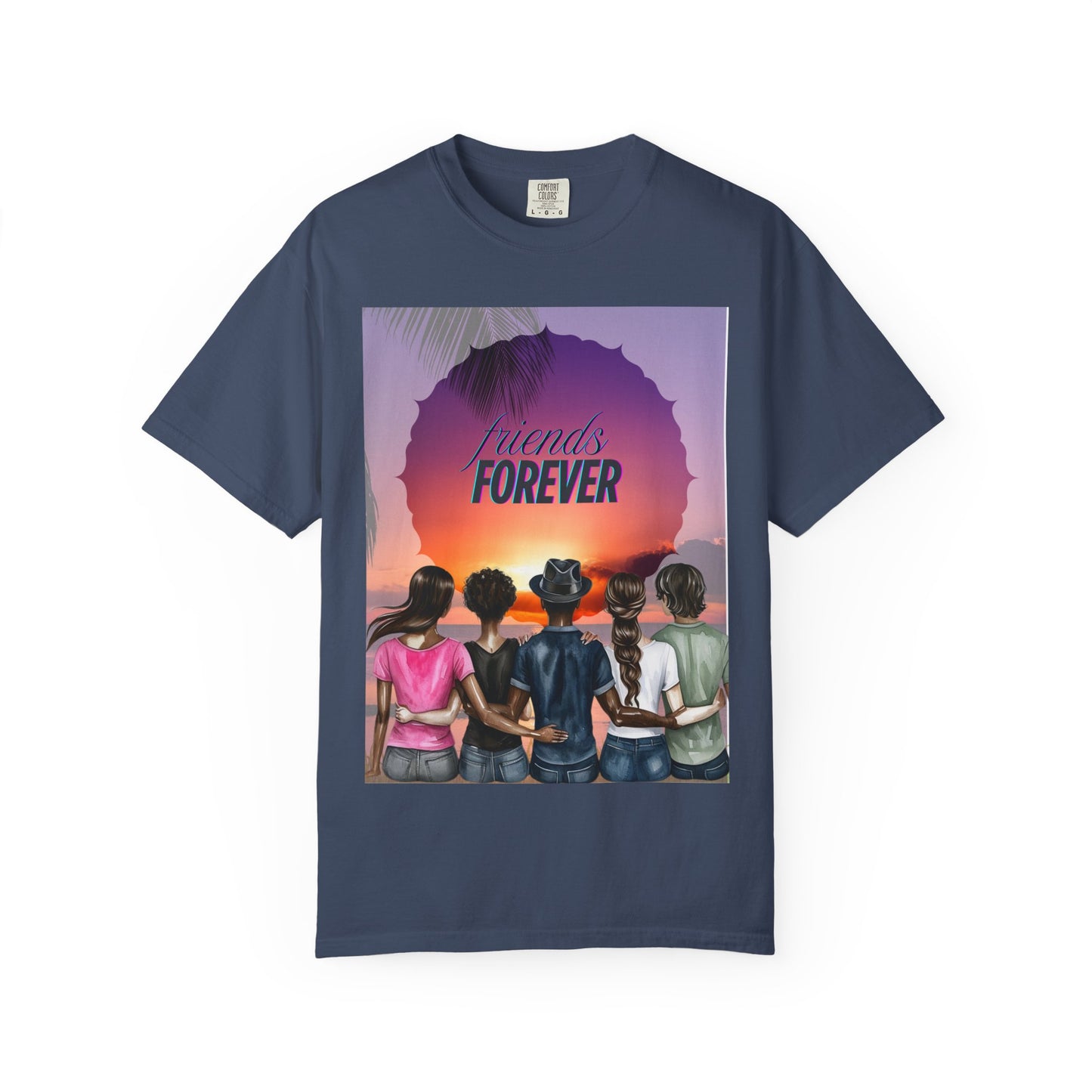 Sunset Friends Forever T-shirt