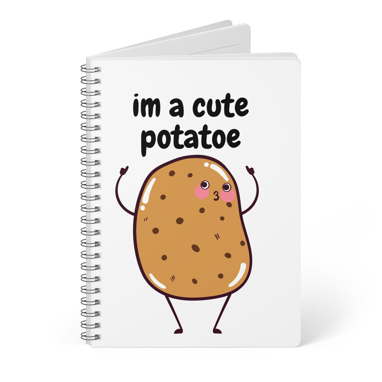 Notebook - Funny Cute Potatoe Note Book