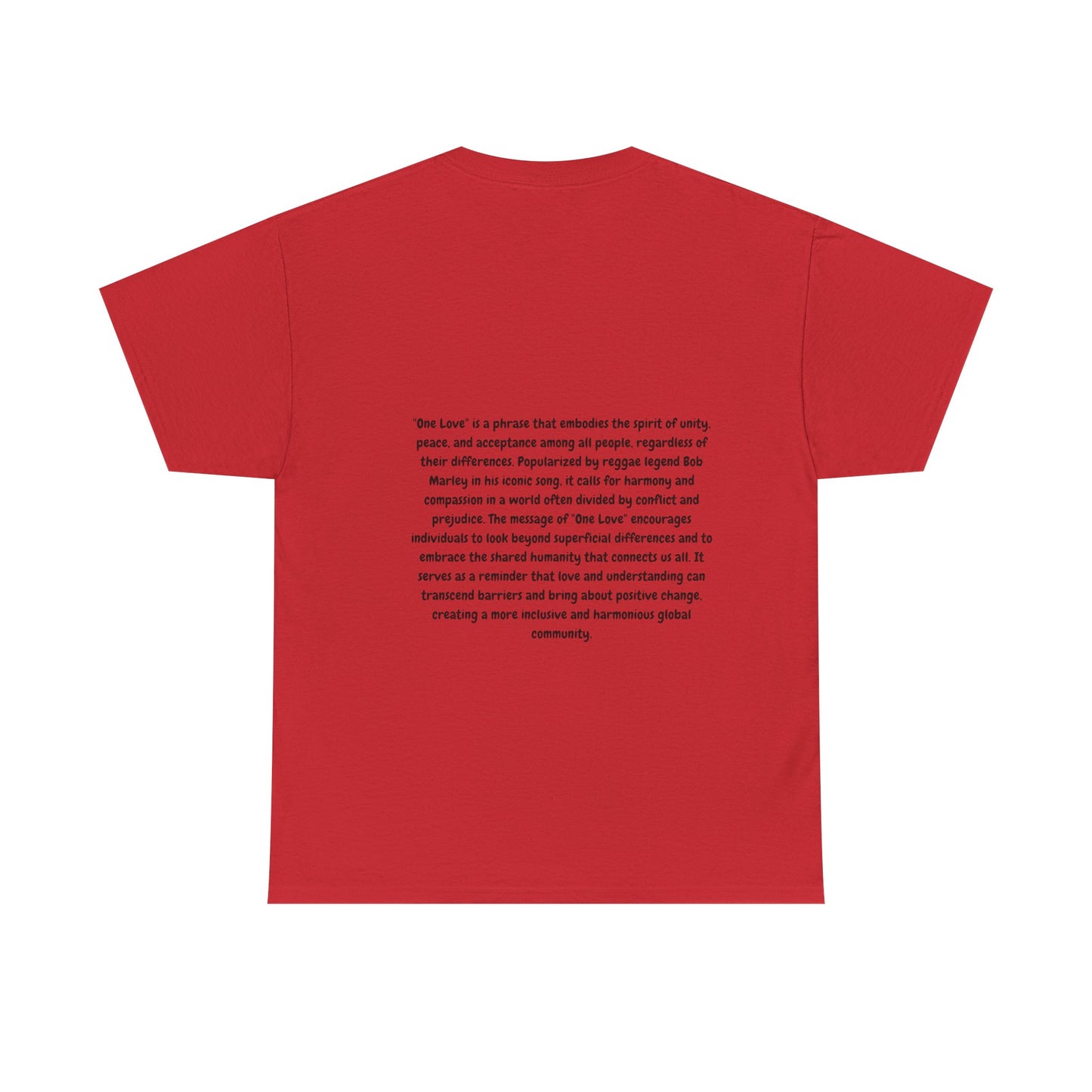 T-Shirt - One Love One Unity Graphic Tee