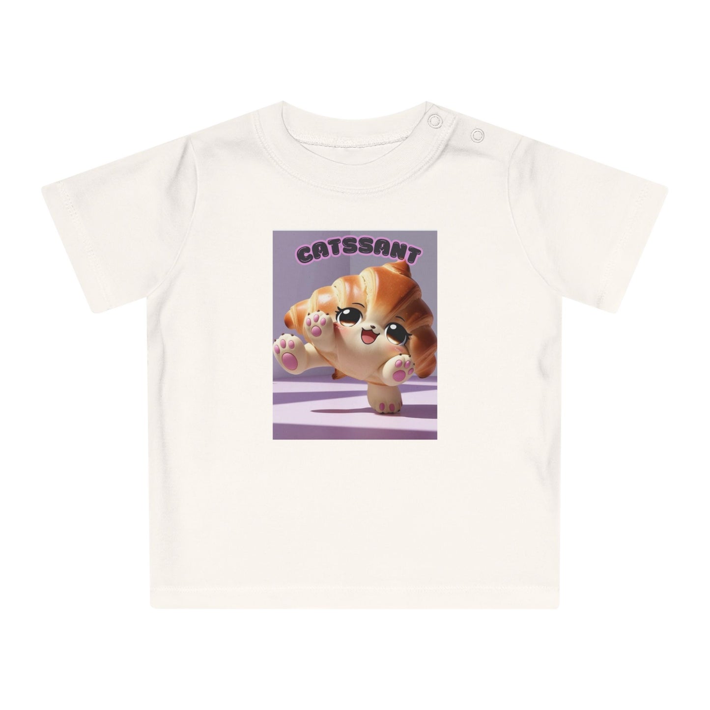 Cat Croissant Baby T-Shirt