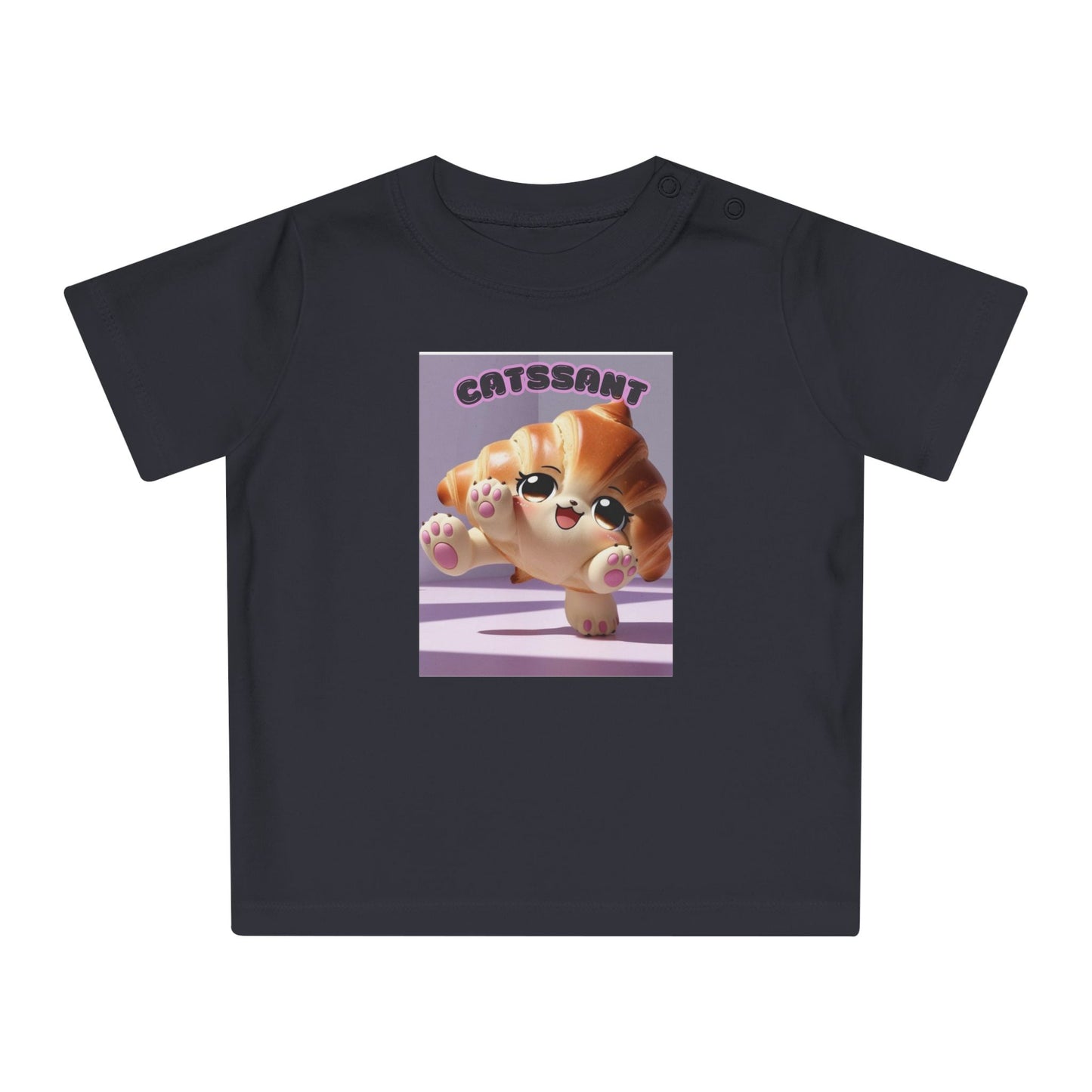 Cat Croissant Baby T-Shirt