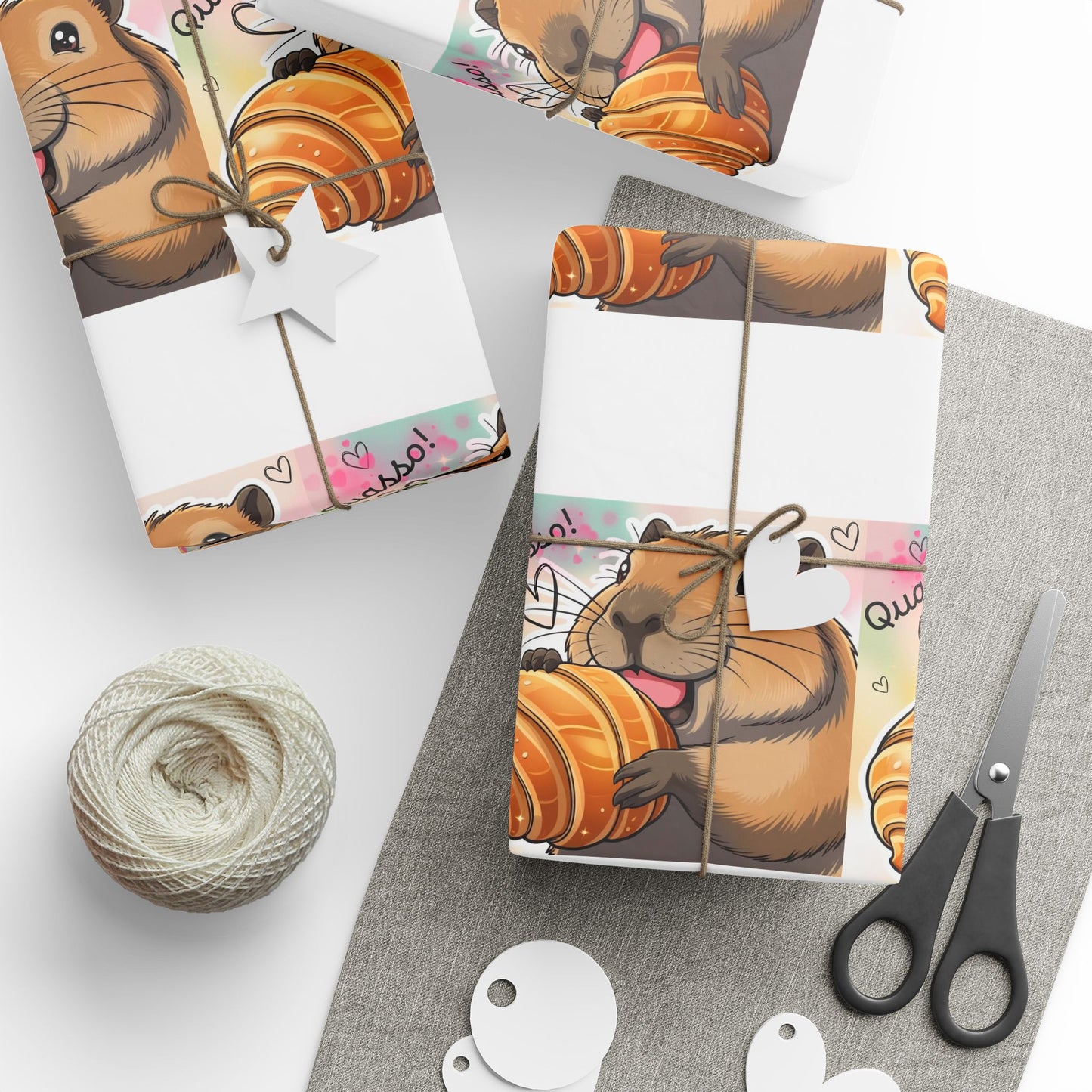 Cute Animal-Themed Wrapping Paper for Celebrations