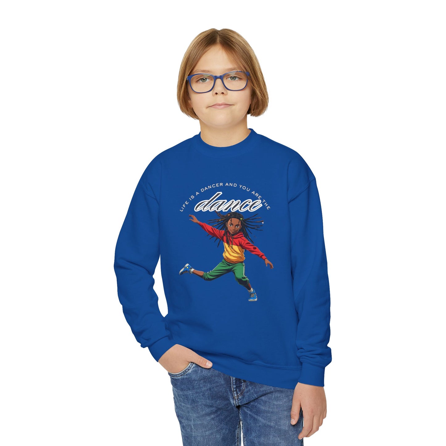Youth Crewneck Sweatshirt - 'You are the Dance'