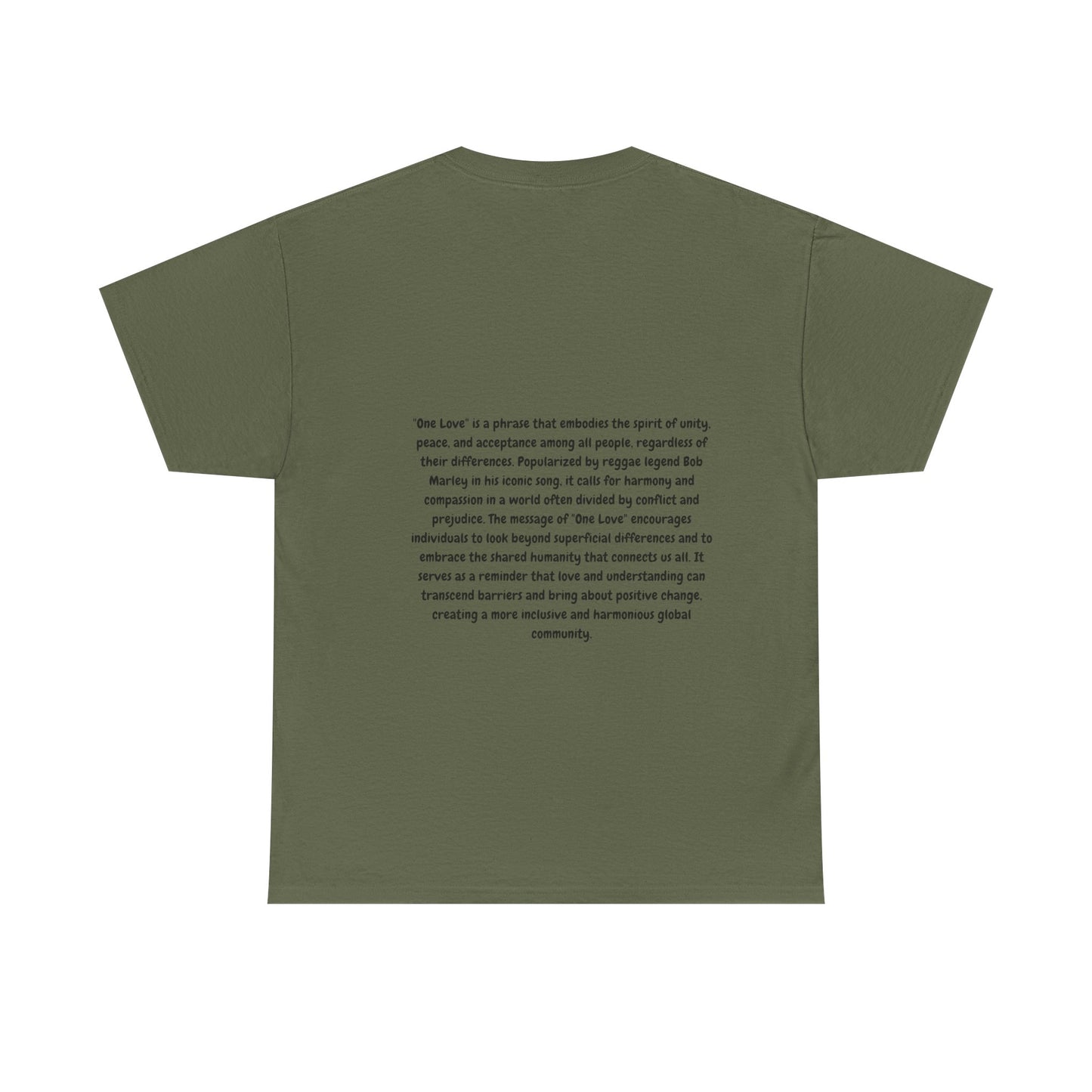 T-Shirt - One Love One Unity Graphic Tee