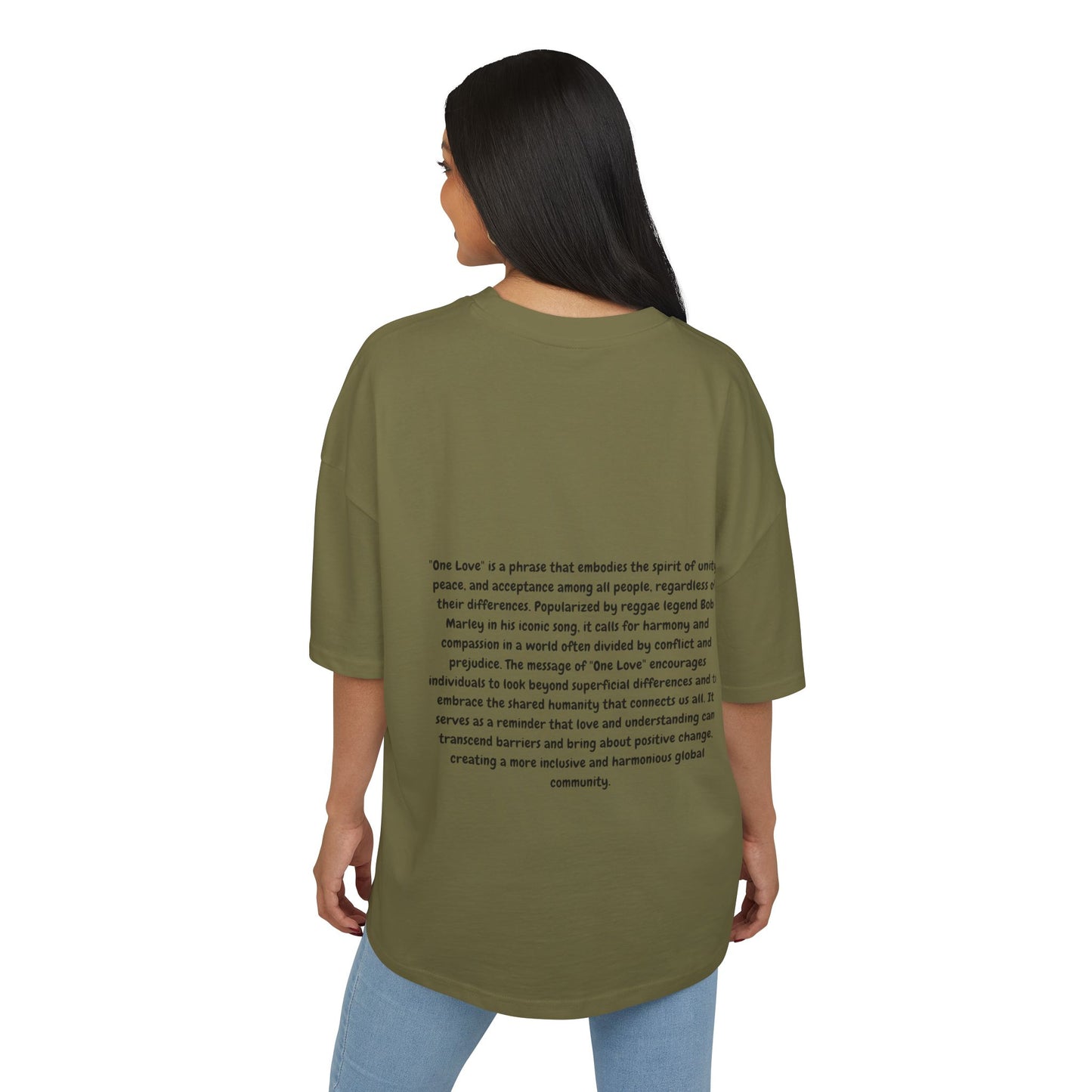 Unisex Box Tee - 'One Love' Empowerment Shirt