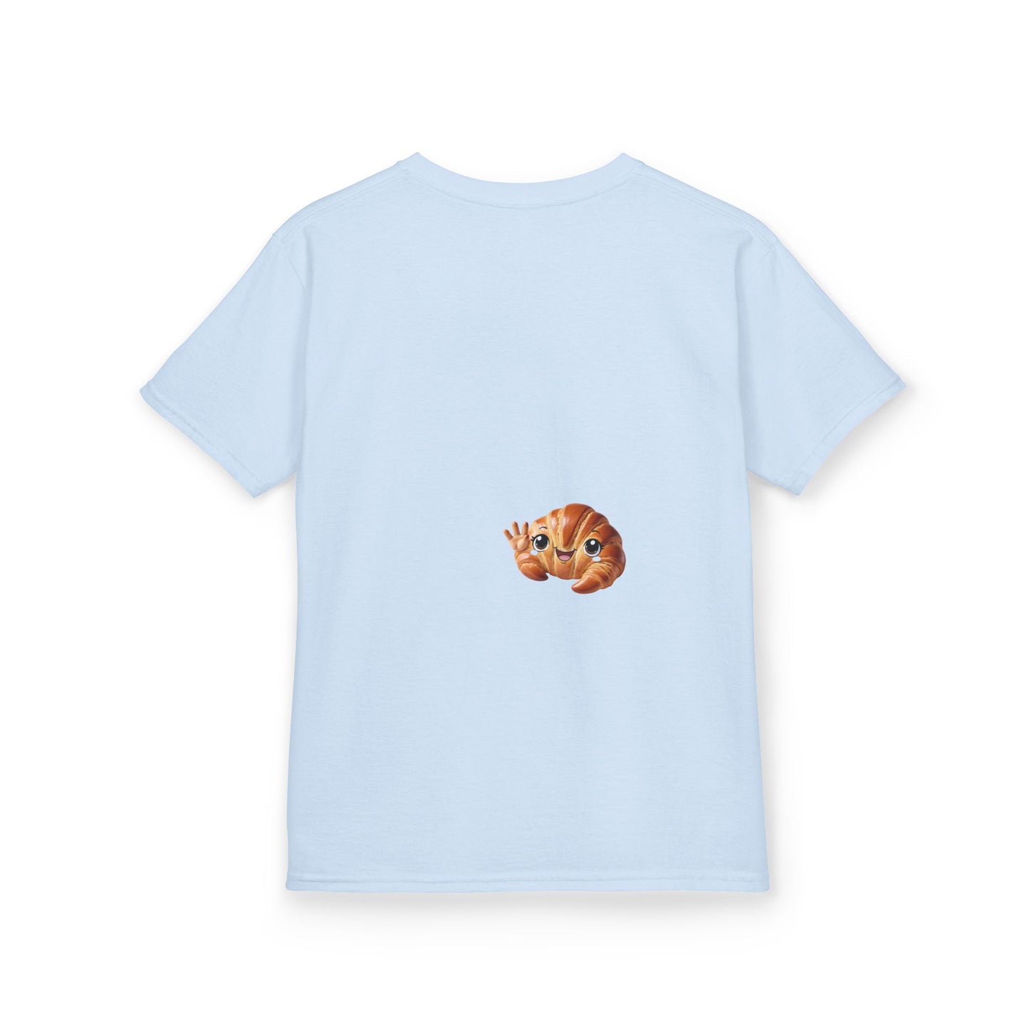 Flake It 'Til You Make It Kids Tee - Fun Croissant Design