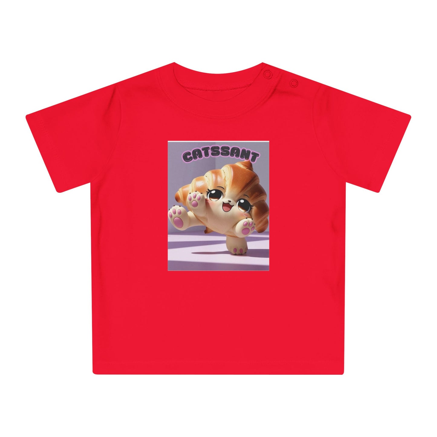 Cat Croissant Baby T-Shirt