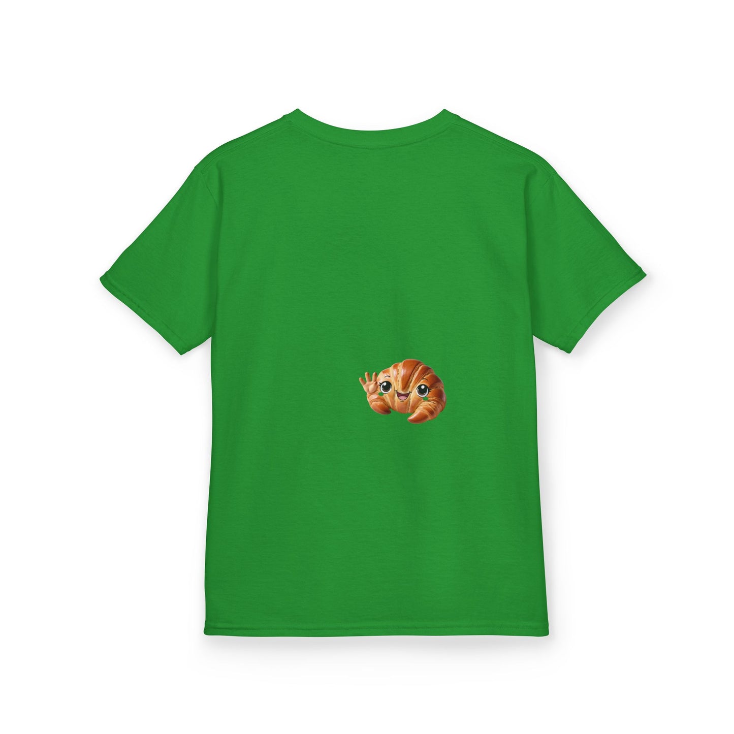 Flake It 'Til You Make It Kids Tee - Fun Croissant Design