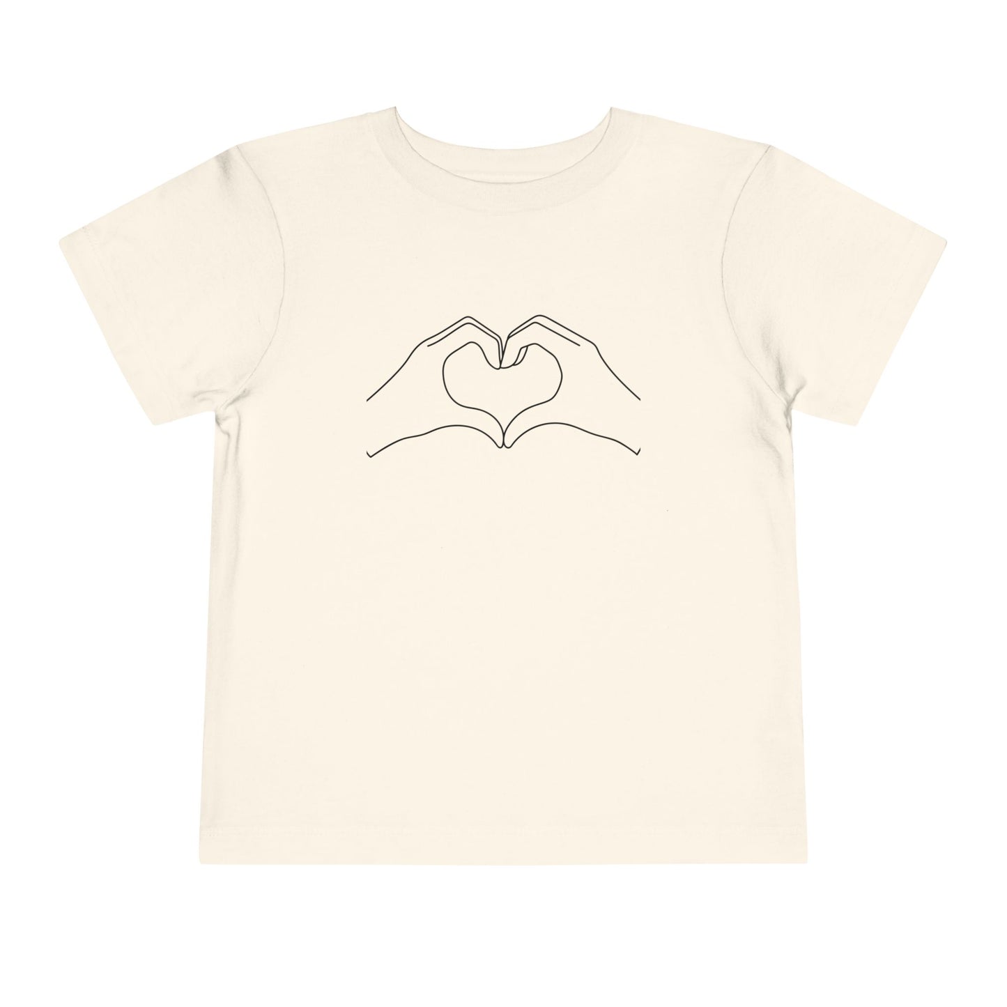 Toddler T-Shirt Cute Heart Love Trend Design