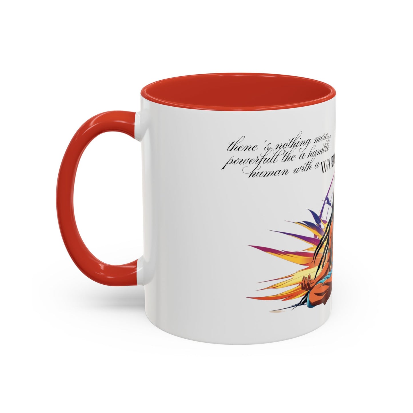 Mug - Quote Warrior Spirit Humble Human