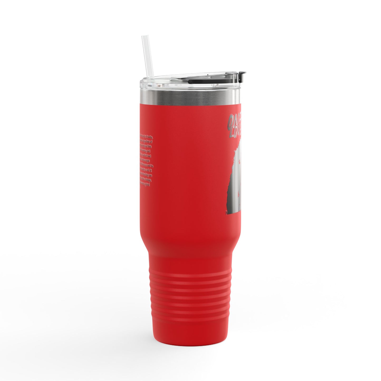Insulated Travel Mug - One Love Design, 40oz - Perfect for Travel & Everyday Use