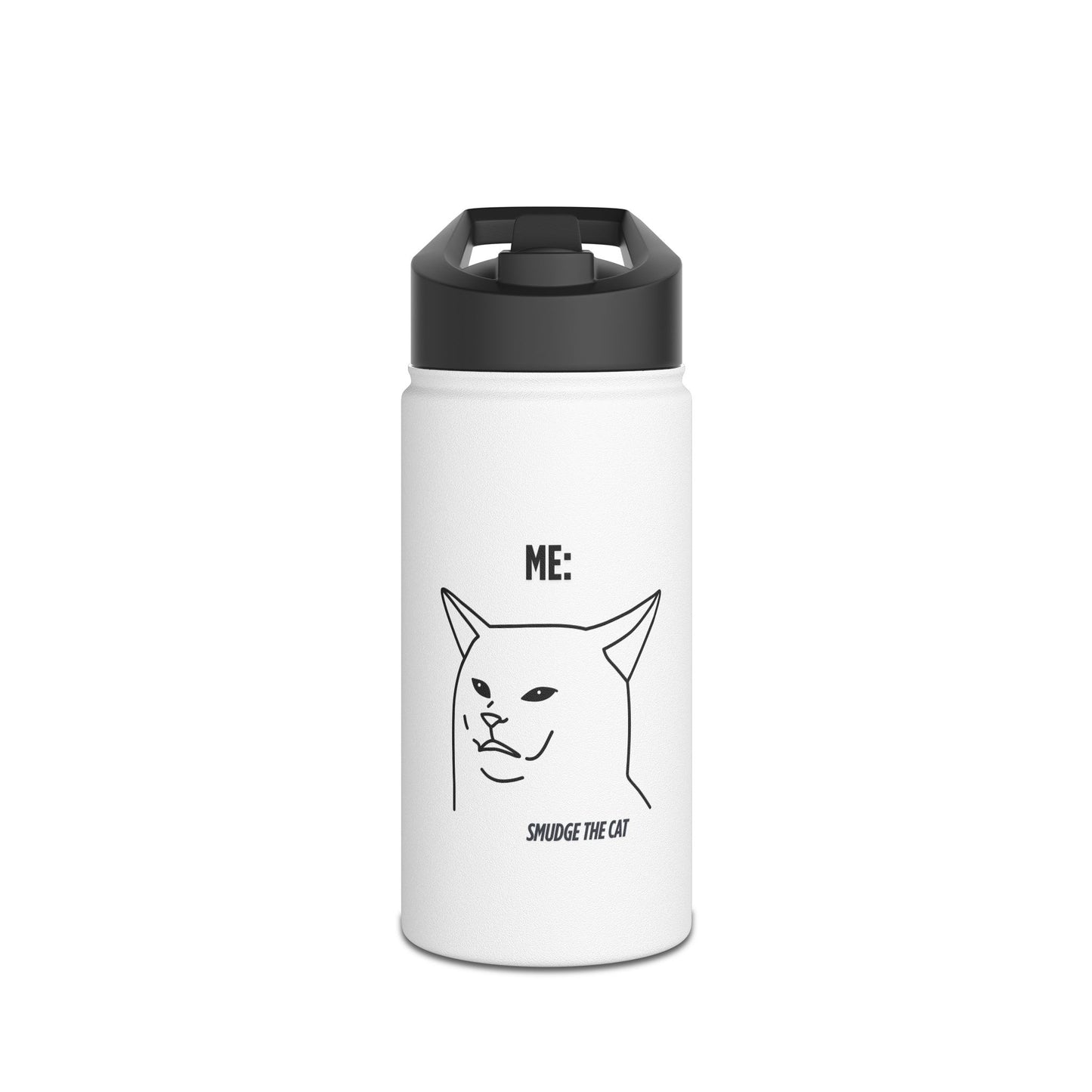 Water Bottle, Cat Memes Funny Sarcasm Design
