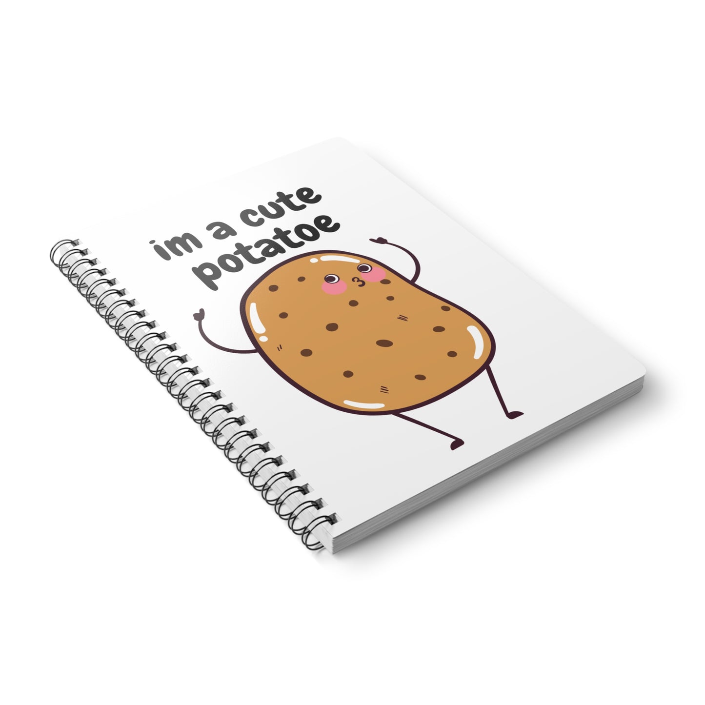Notebook - Funny Cute Potatoe Note Book