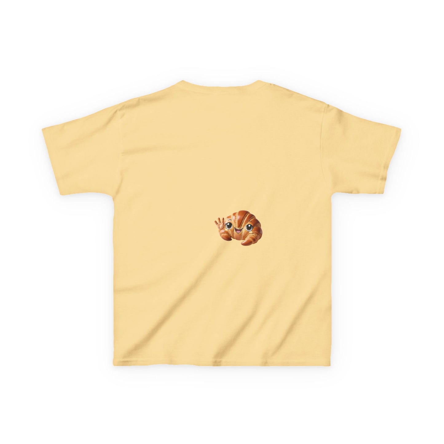 Flake It 'Til You Make It Kids Tee - Fun Croissant Design