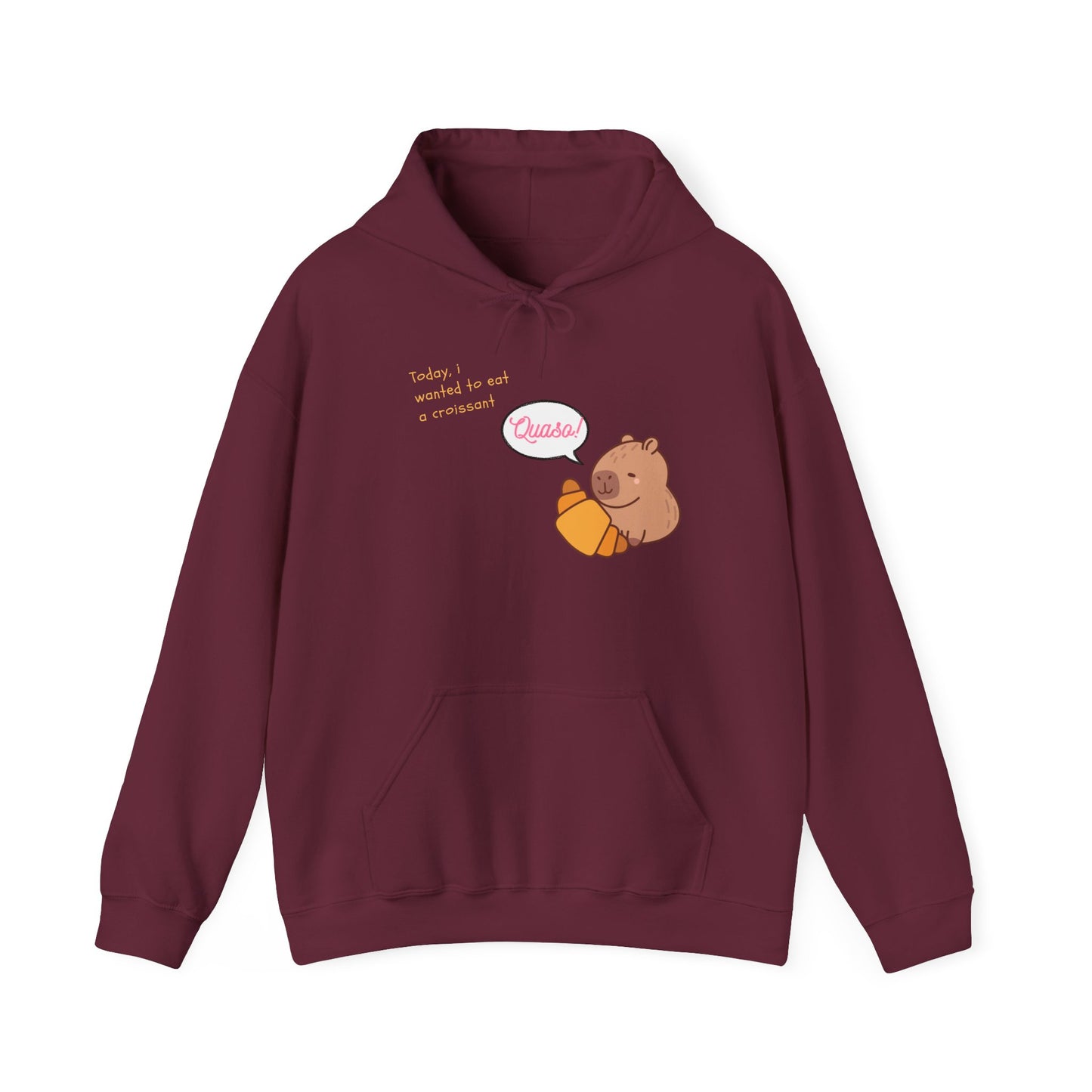 Funny Capybara Hooded Sweatshirt