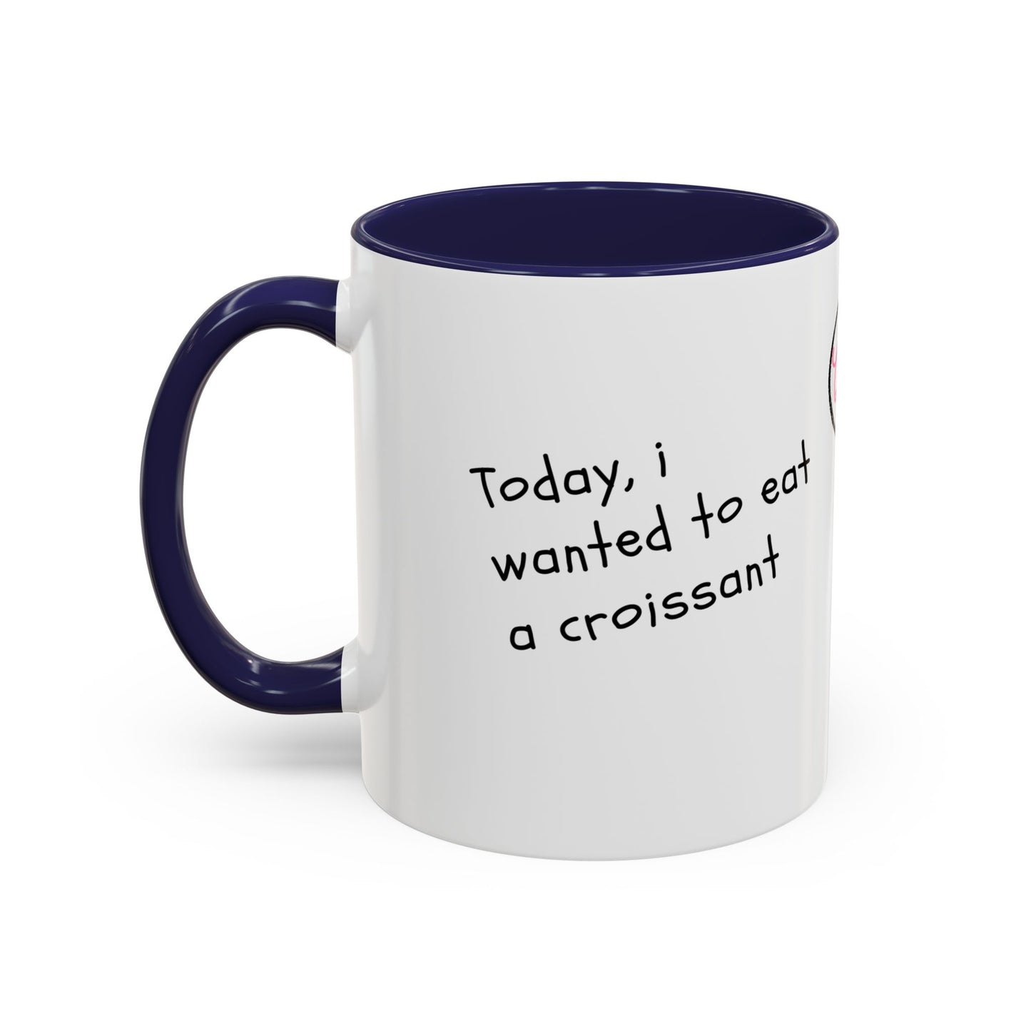 Mug Capybara Croissant Funny Cute Coffee Tea