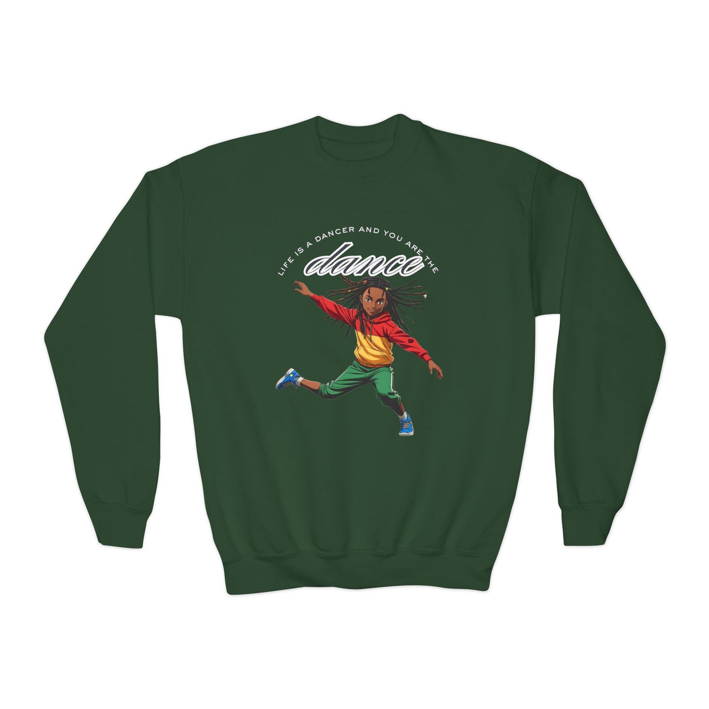 Youth Crewneck Sweatshirt - 'You are the Dance'