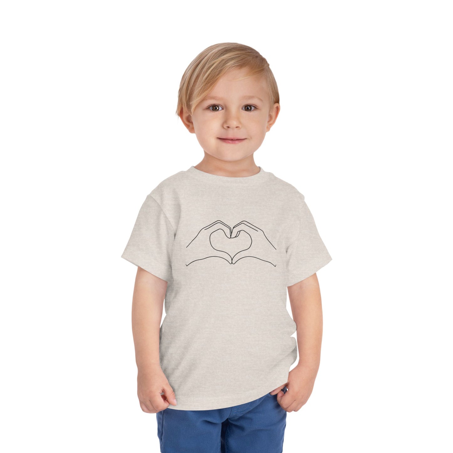 Toddler T-Shirt Cute Heart Love Trend Design