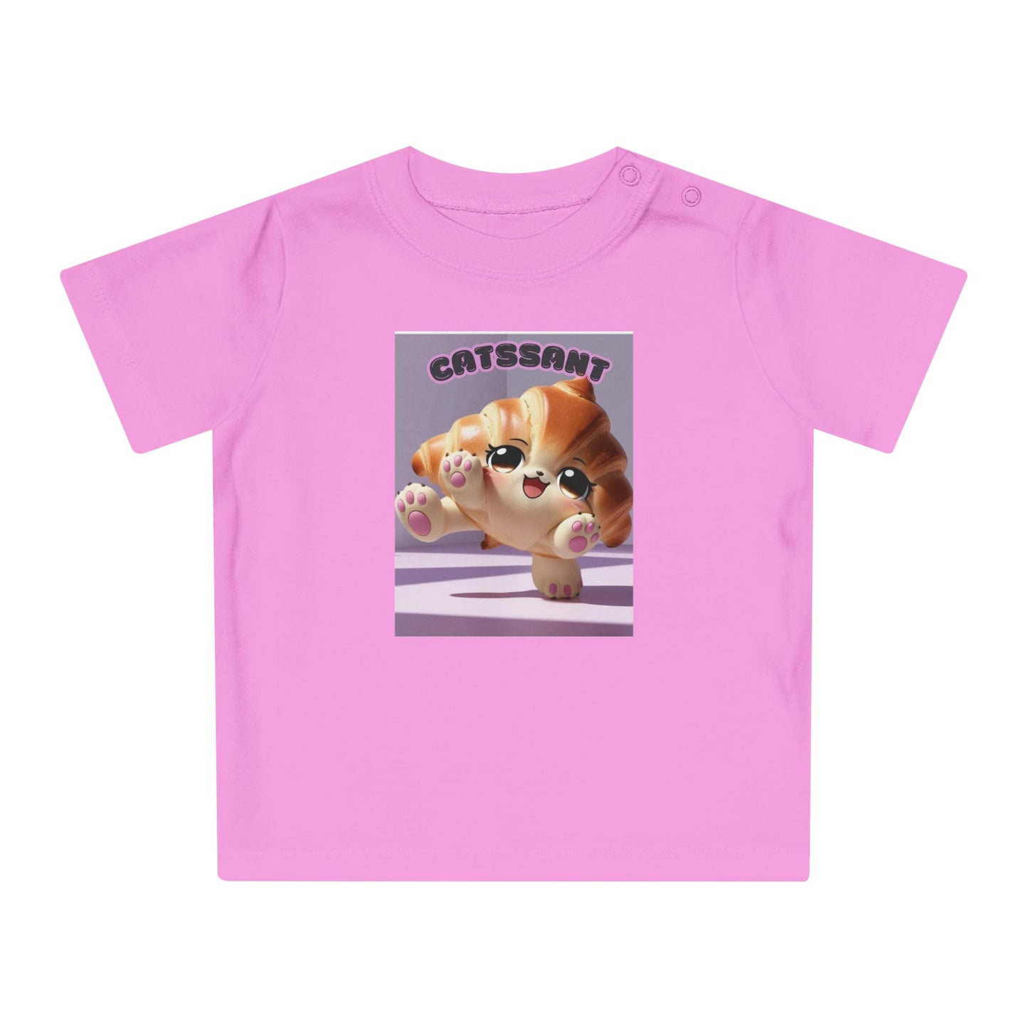 Cat Croissant Baby T-Shirt
