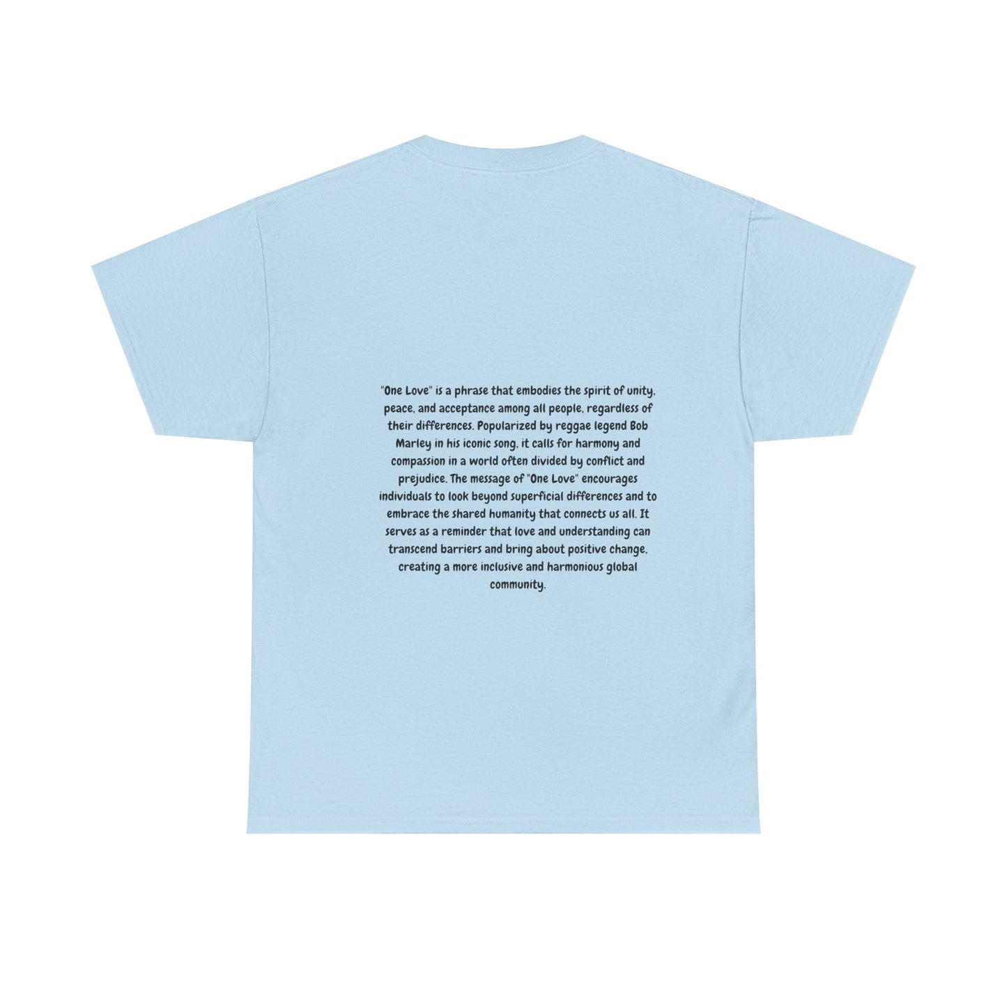 T-Shirt - One Love One Unity Graphic Tee