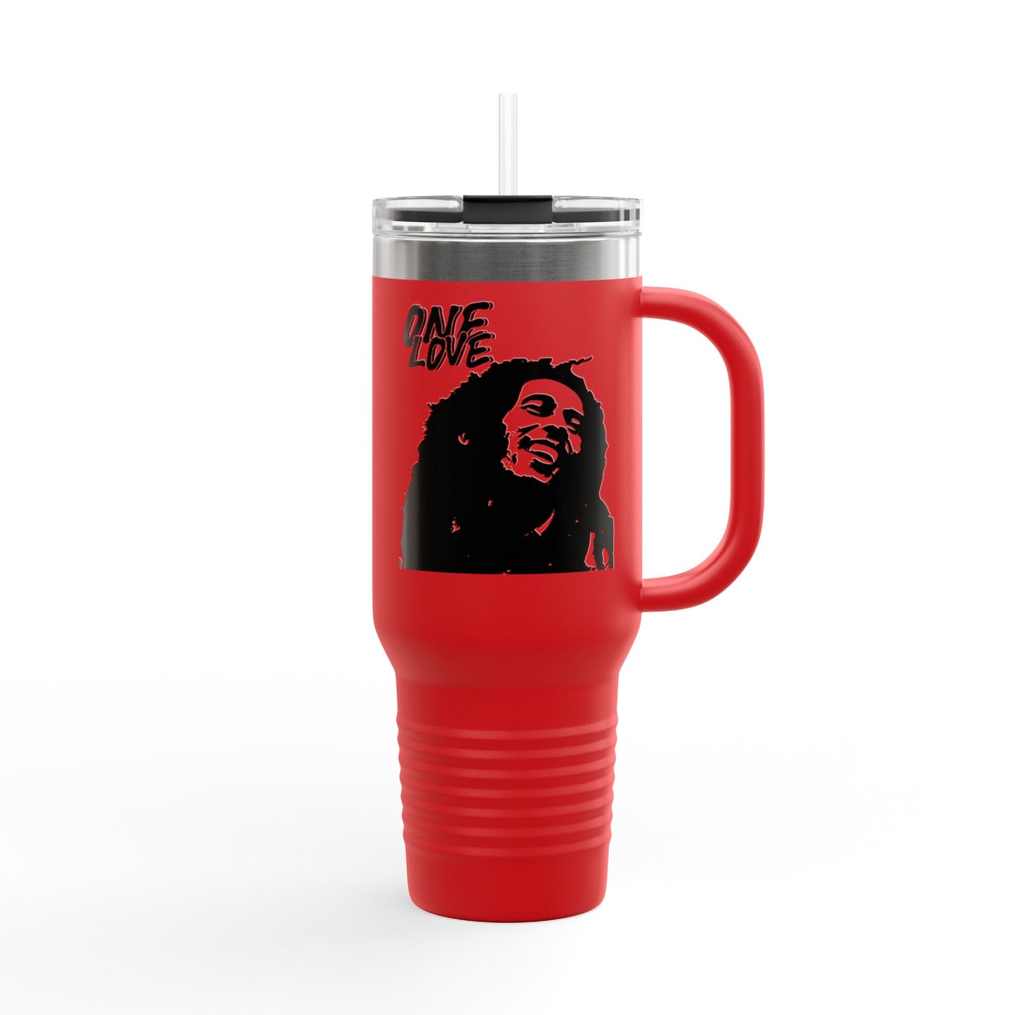Insulated Travel Mug - One Love Design, 40oz - Perfect for Travel & Everyday Use
