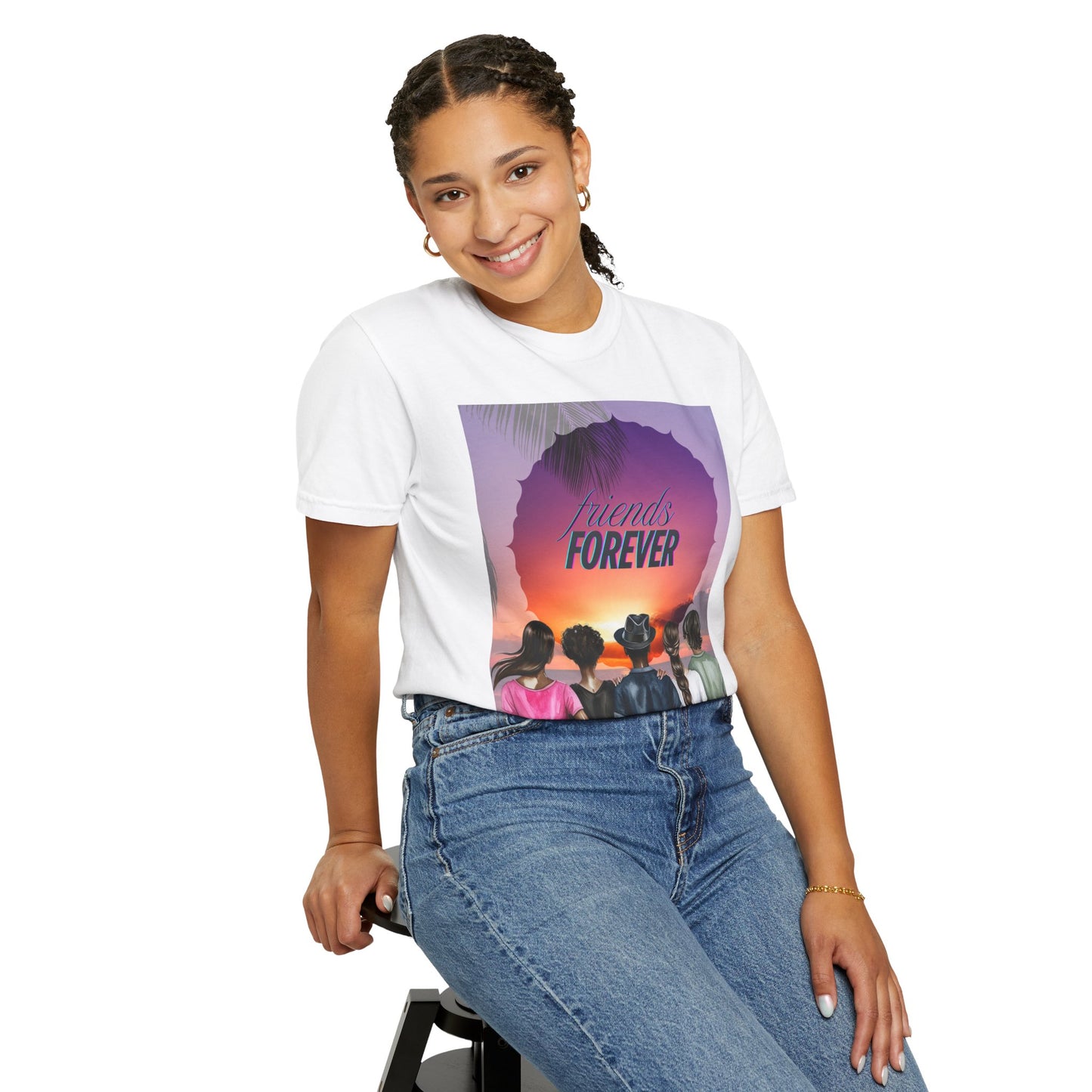 Sunset Friends Forever T-shirt