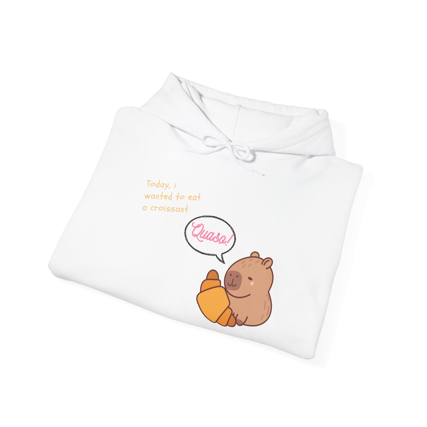 Funny Capybara Hooded Sweatshirt