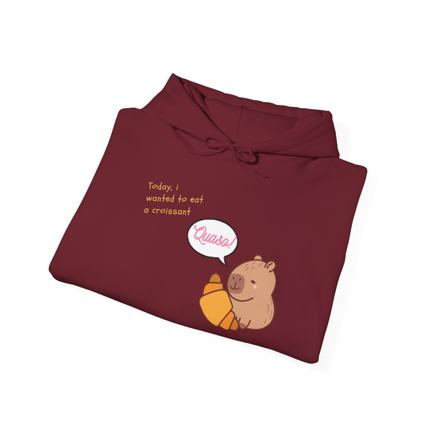 Funny Capybara Hooded Sweatshirt