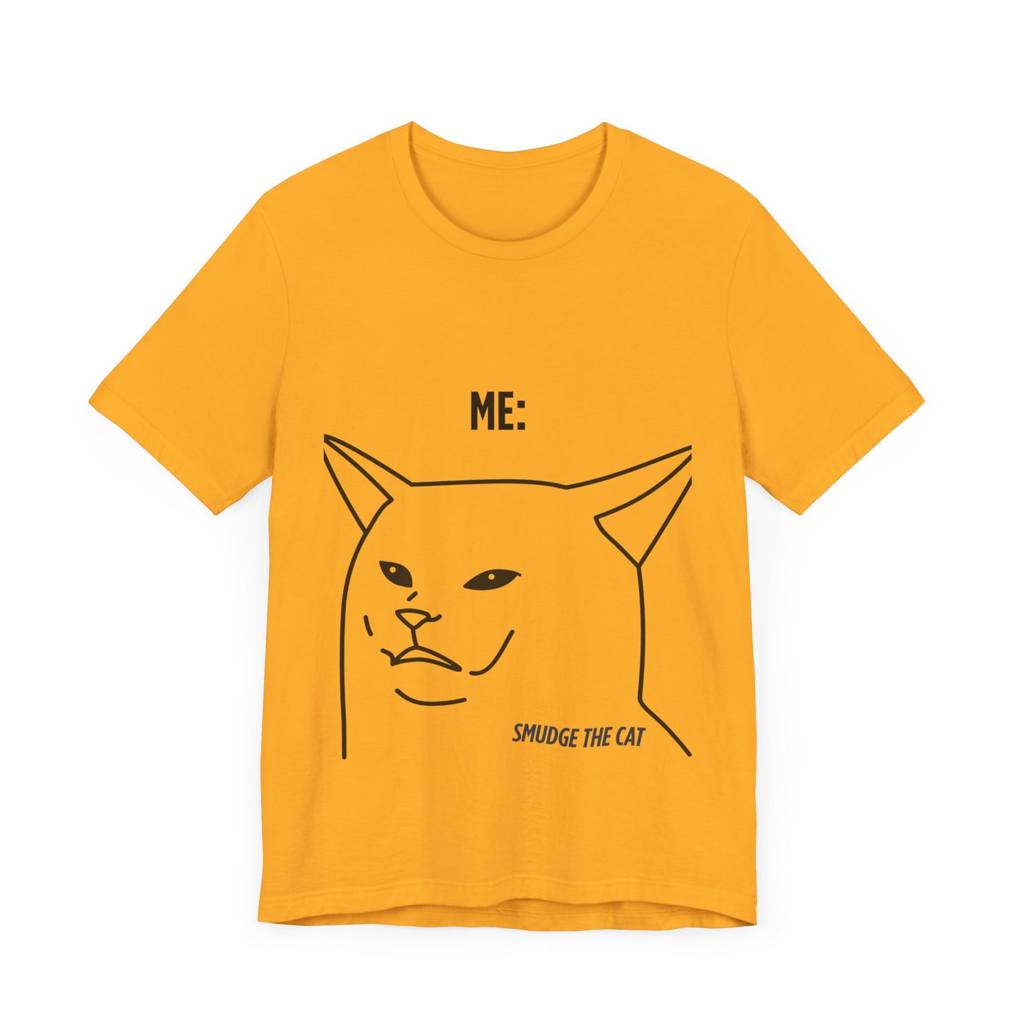 Funny Cat Graphic Tee - Smudge the Cat Design for Cat Lovers