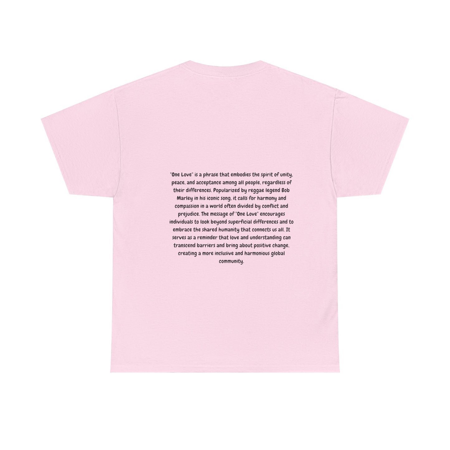 T-Shirt - One Love One Unity Graphic Tee
