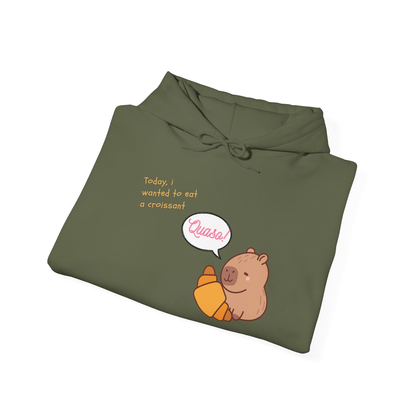 Funny Capybara Hooded Sweatshirt
