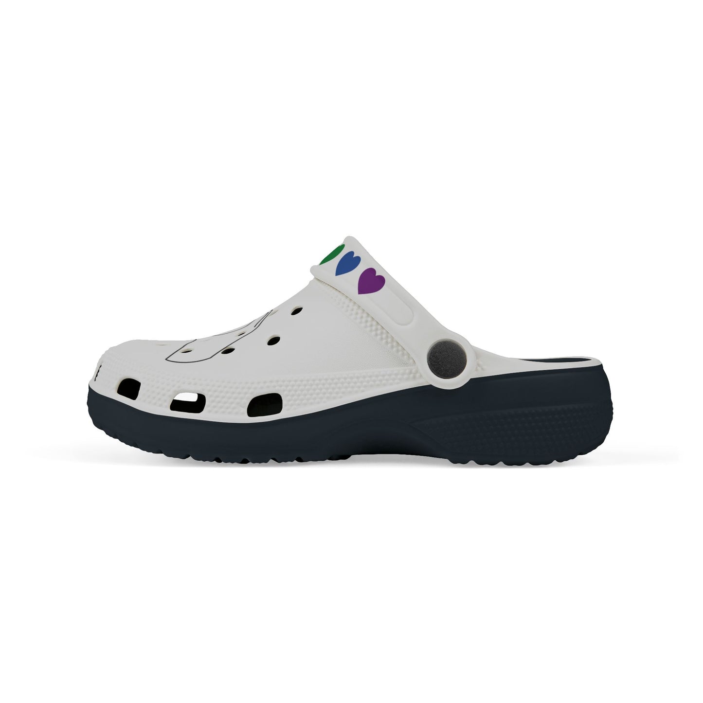 Kid's Clogs Love Heart Hands Design