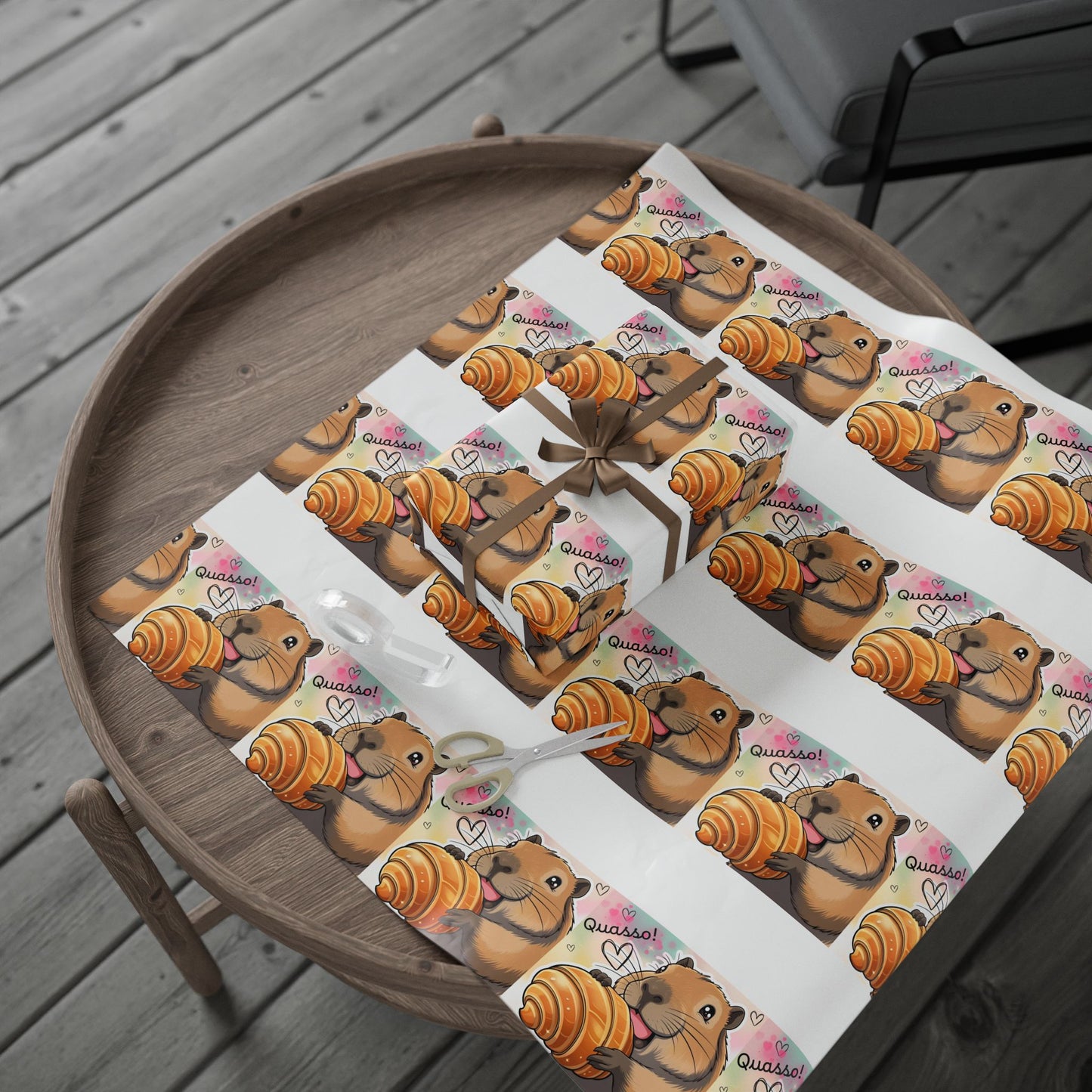 Cute Animal-Themed Wrapping Paper for Celebrations